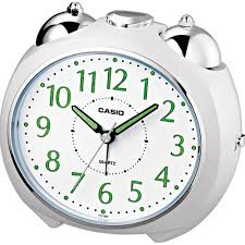 Casio Bell Alarm Clock White