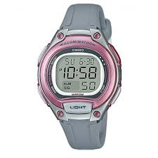 Casio Digital Grey and Pink Watch
