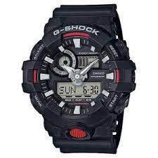 Casio Black and Red G Shock Watch GA-700-1A