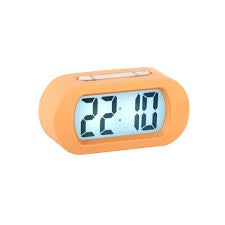 Karlsson Orange Gummy Alarm Clock