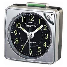 Quartz Alarm Clock Silver