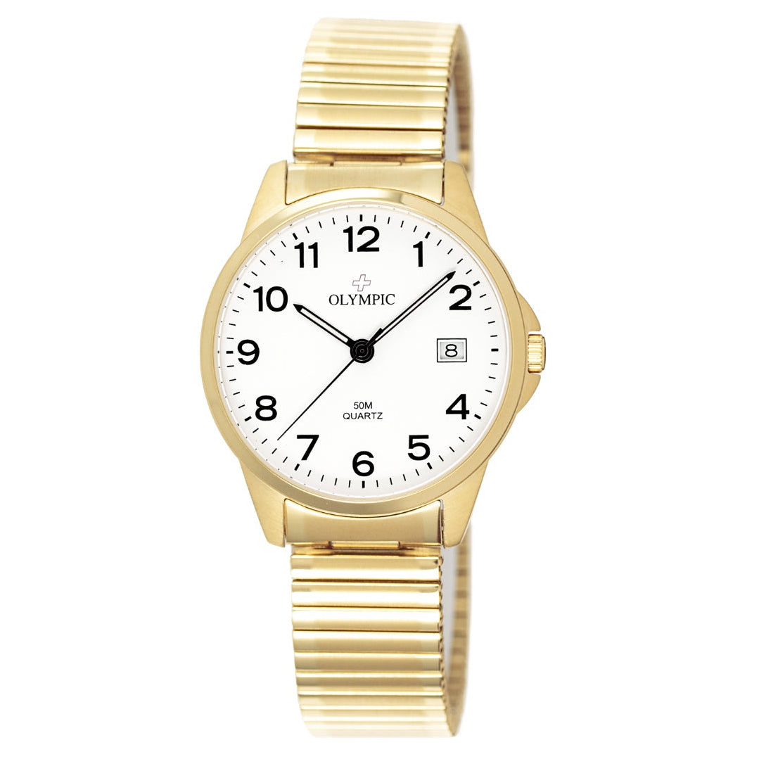 Olympic Men's Watch - Expanding Band - Gold