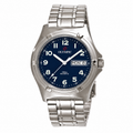 Gents Olympic Work Watch - Blue with Numbers