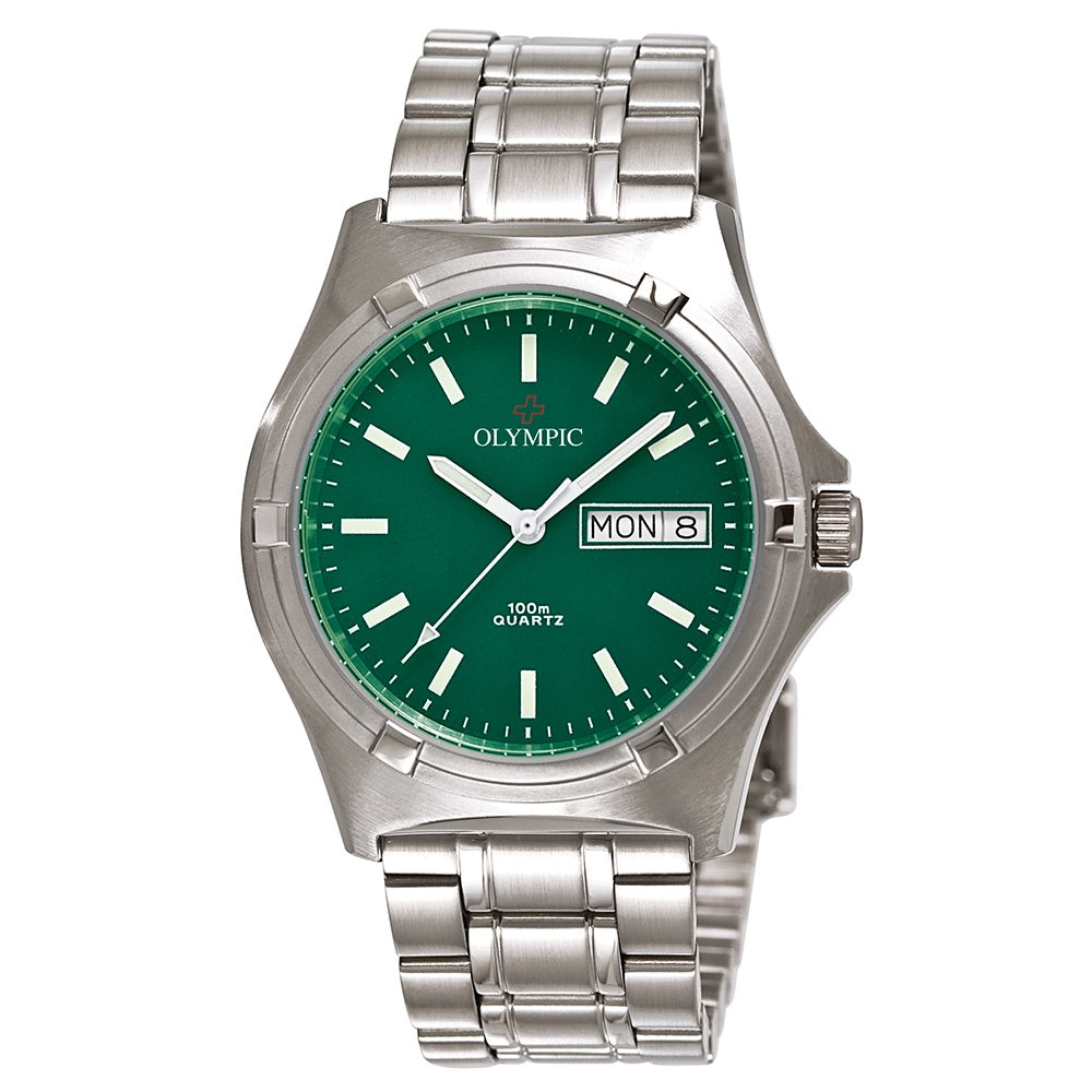 Gents Olympic Work Watch Green Index
