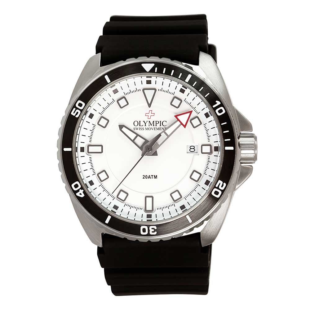 Olympic Aquanaut Stainless Steel White dial Watch 200m