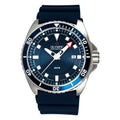 Olympic Aquanaut Stainless Steel Blue Divers Watch 200m