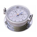 Royal Mariner Time and Tide Porthole Clock - Chrome