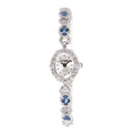 Ladies Olympic Oval Marcasite Watch
