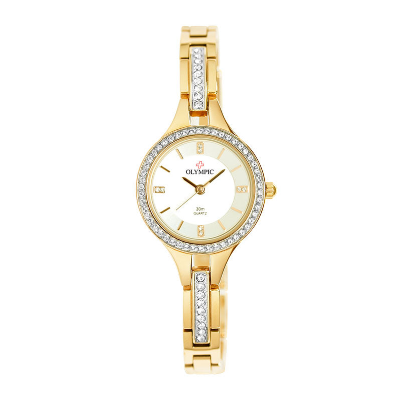 Ladies Olympic Halo Watch Gold