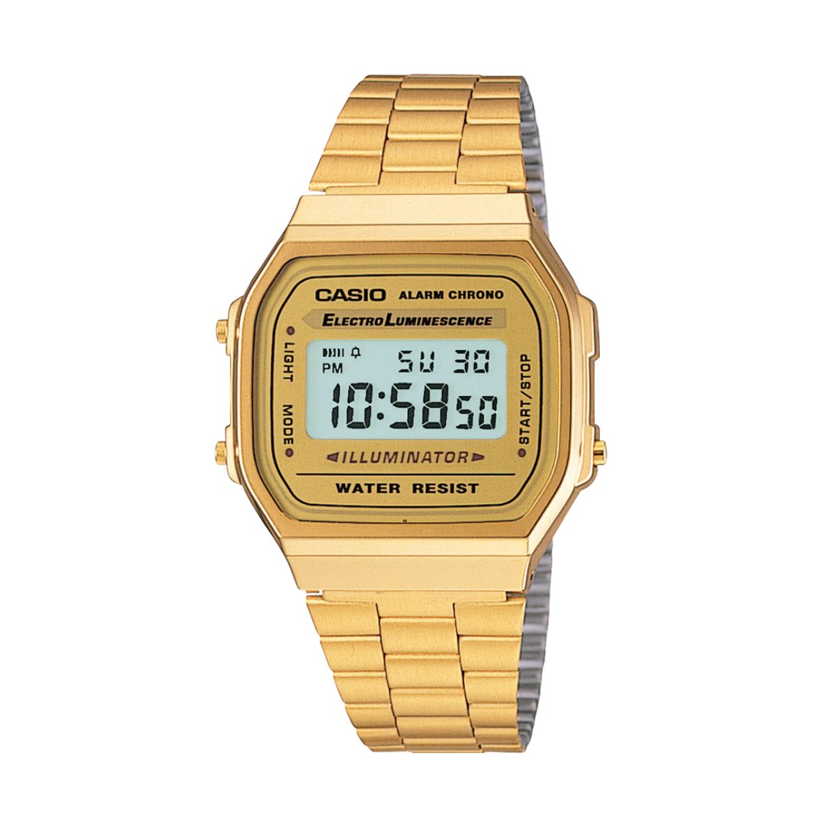 Casio Digital Vintage Watch A168WG - Gold