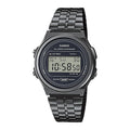 Casio Digital Watch Vintage Round - Black Metal