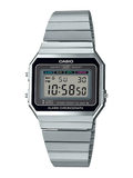 Casio Digital Vintage Stainless Steel Watch