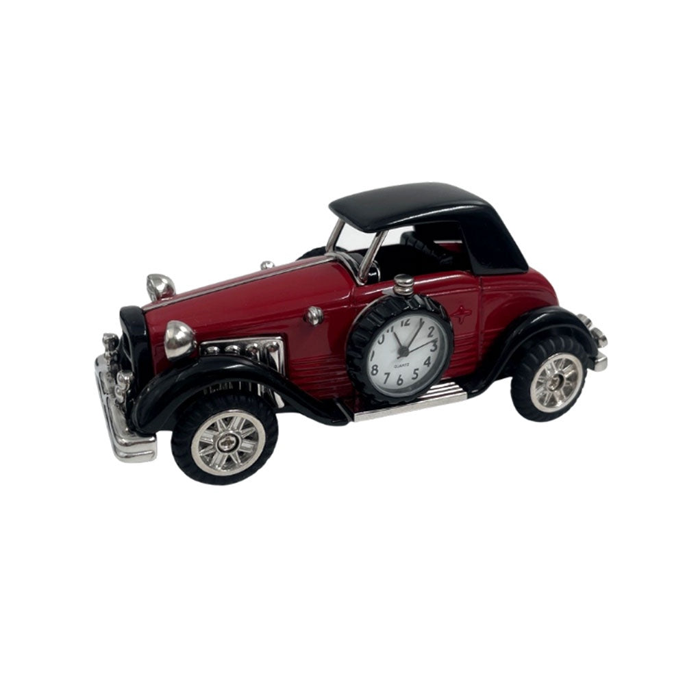 Collectable Clock - Vintage Car Red