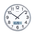 Rhythm Wall Clock 32cm – LCD Calendar