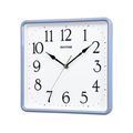Rhythm Wall Clock Square - 25.2cm Blue