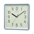 Rhythm Square Wall Clock 25.2cm – Glow in the Dark Dial Blue