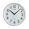 Rhythm Wall Clock 26cm – White 3D Numerals