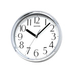 Rhythm Wall/Table Clock 18cm - Silver