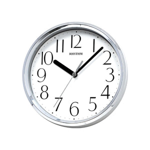 Rhythm Wall/Table Clock 18cm - Silver