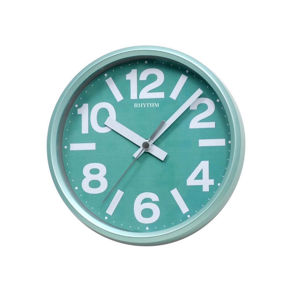 Rhythm Wall/Table Clock 18cm - Green