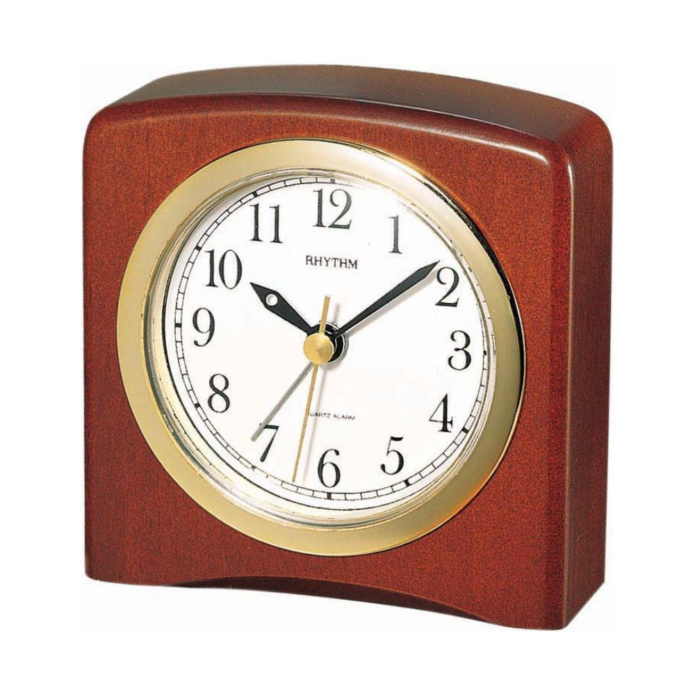 Rhythm Alarm Clock - Wooden Case