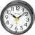 Super Silent Black Round Alarm Clock