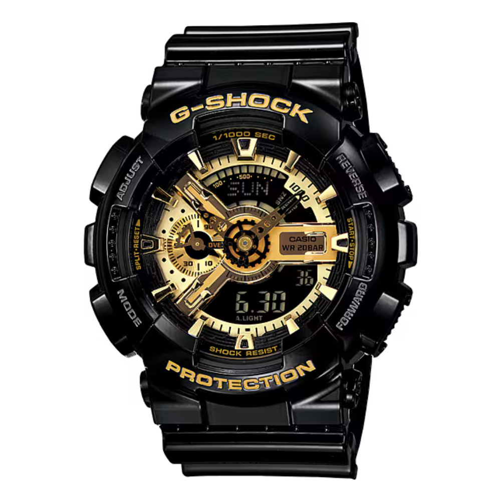 Casio G-Shock Watch GA-110GB-1A - Black & Gold