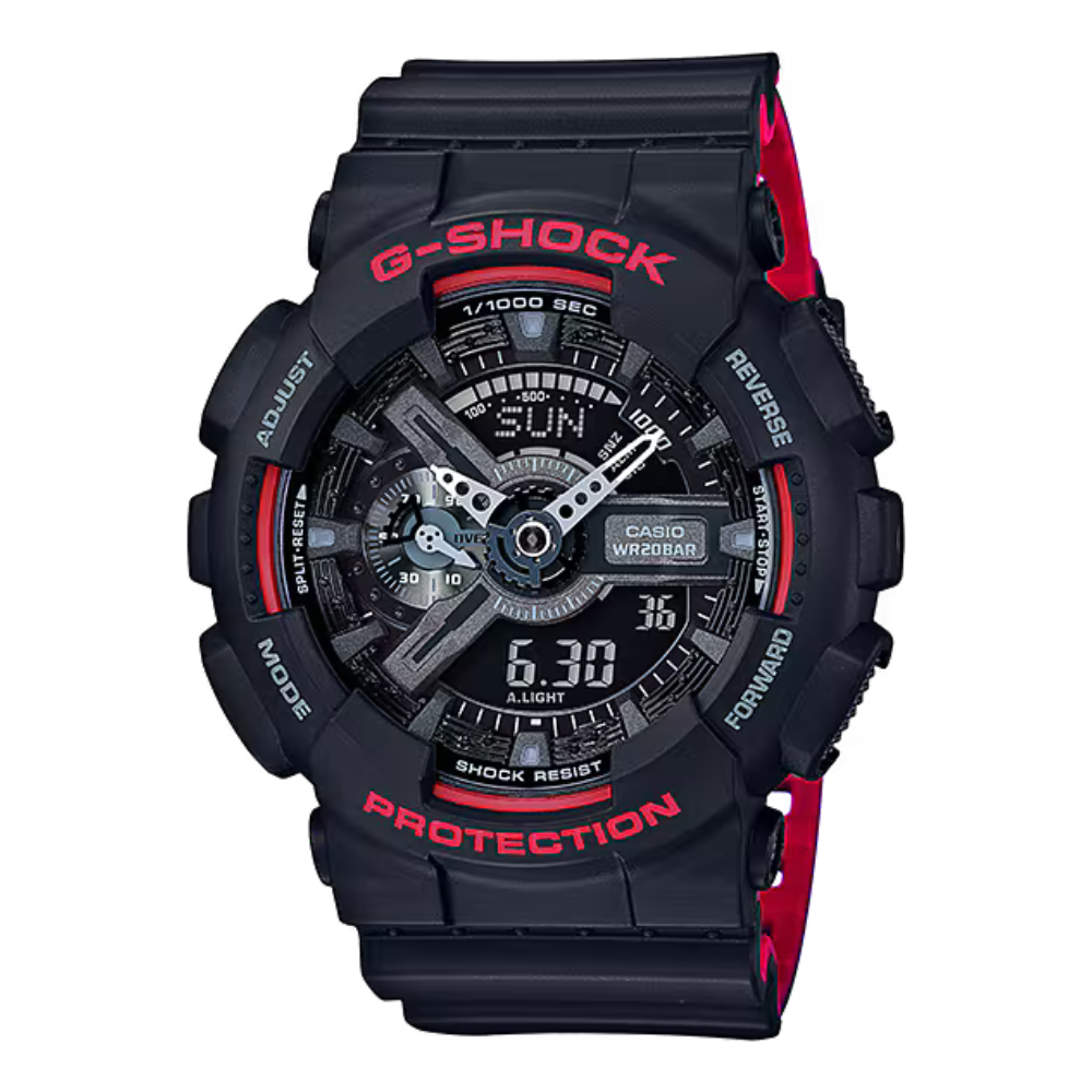 Casio G-Shock Watch GA-110HR-1A - Black & Red