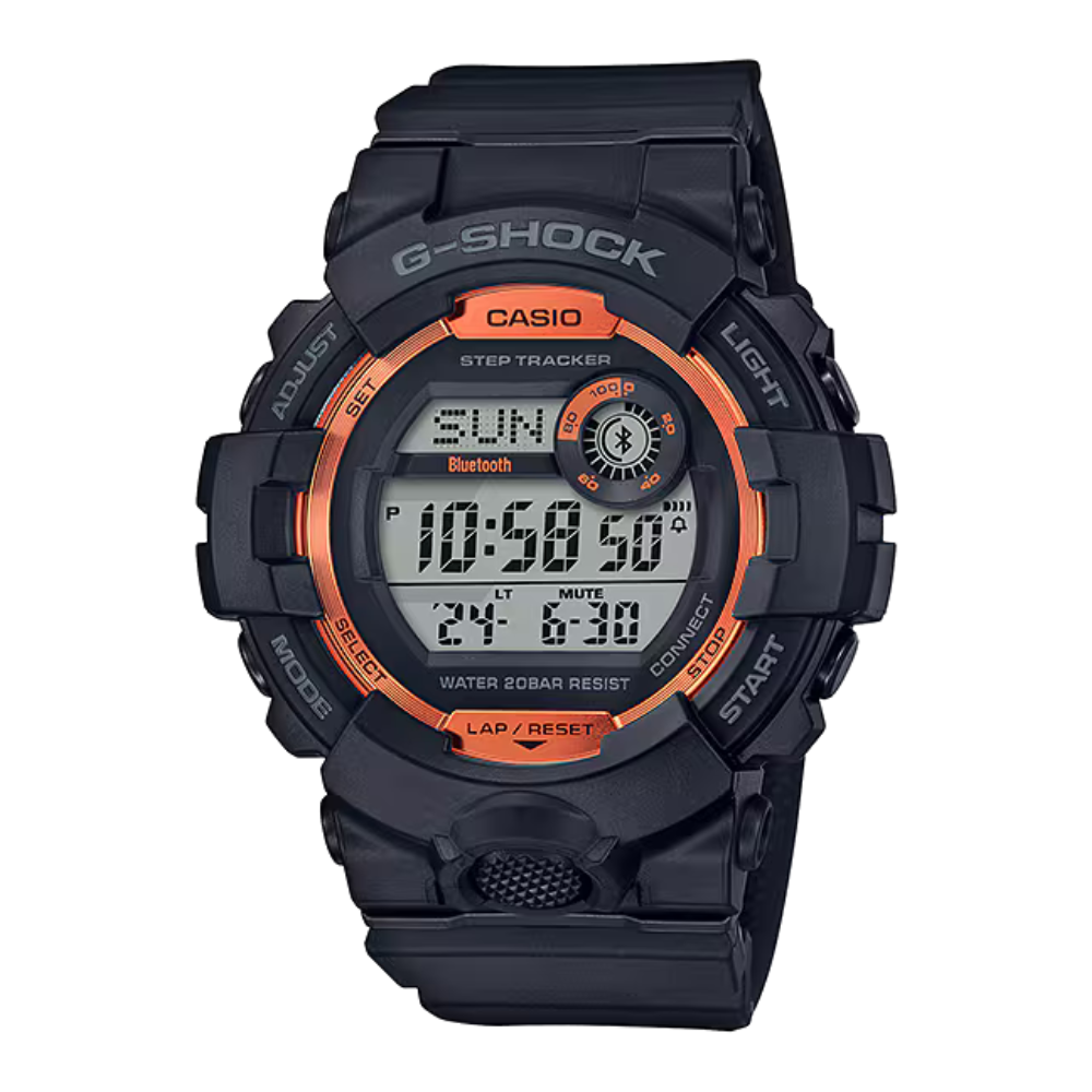 Casio G-Shock Watch GBD-800SF-1D - Black & Orange