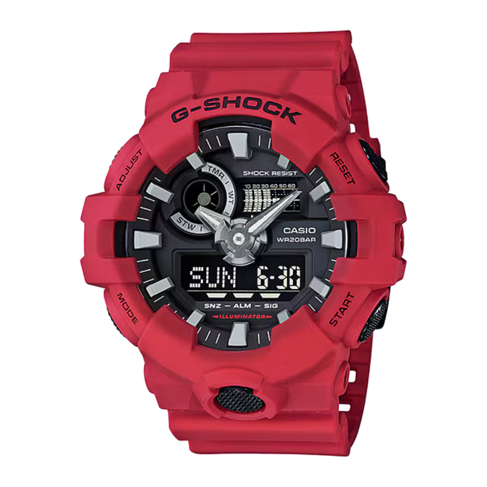 Casio G-Shock Watch GA700-4A - Red