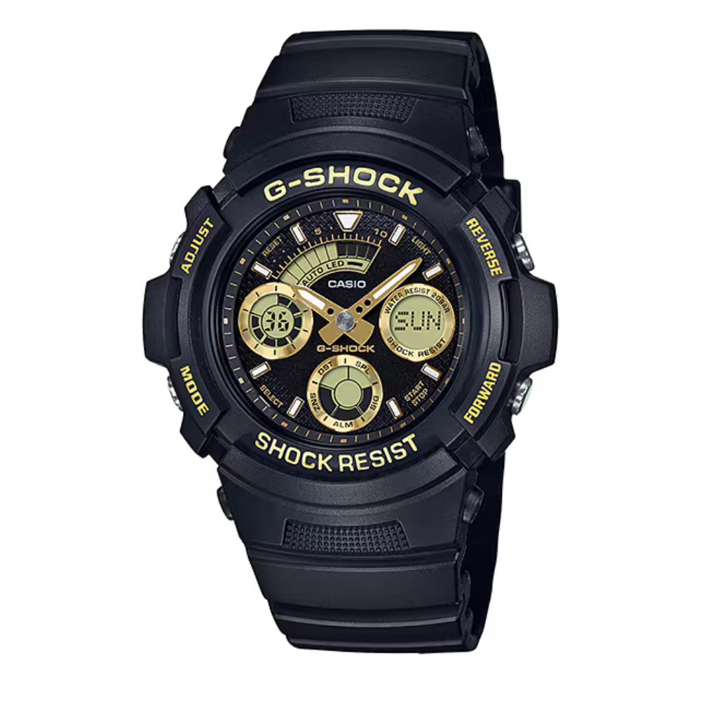 Casio G-Shock Watch  AW-591GBX-1A - Black & Gold