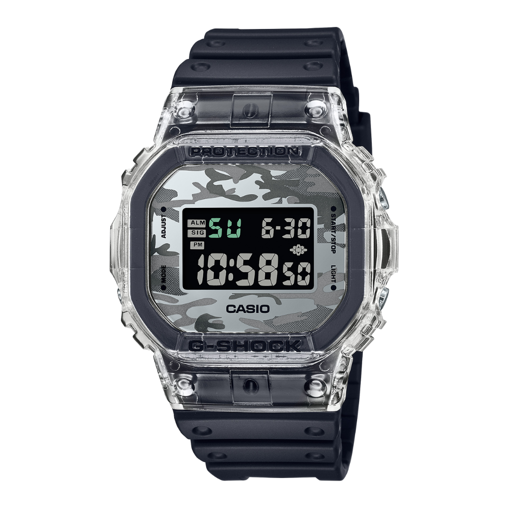 Casio G-Shock Watch DW-5600SKC-1D - Camouflage Black