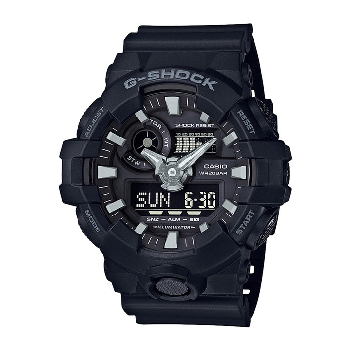 G Shock Watch Black/Silver GA-700-1BDR