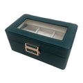 3 Slot  Watch Storage Display Box - Green