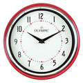 Olympic Harriet Clock 24cm Red