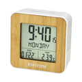 Rhythm LCD Alarm Clock – Wood Look