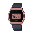 Casio Digital Watch LW-204-1A - Black & Rose Gold