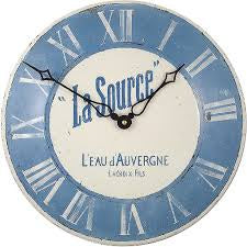 Lascelles La Source Enamel Wall Clock 27cm