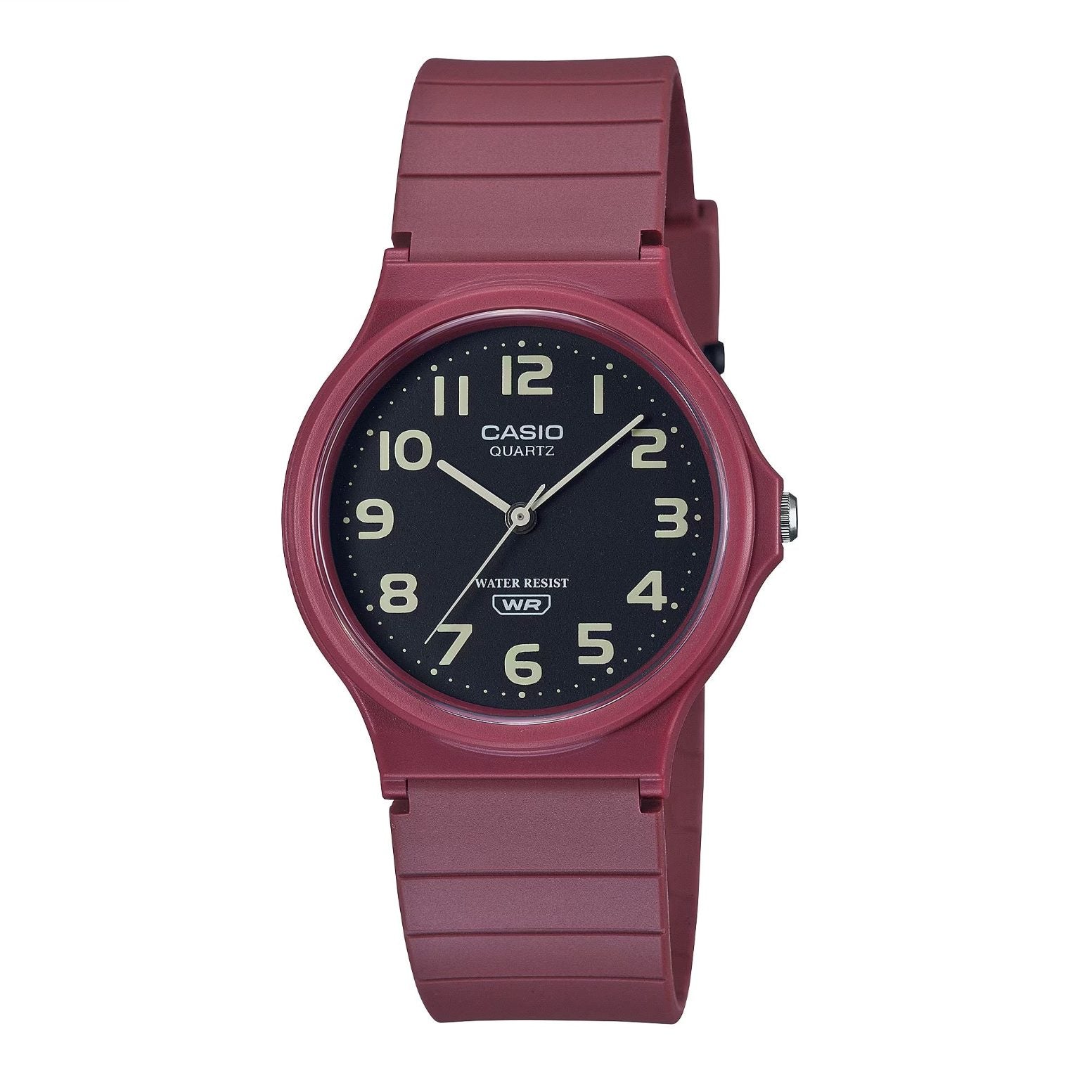 Red Casio Analogue Watch