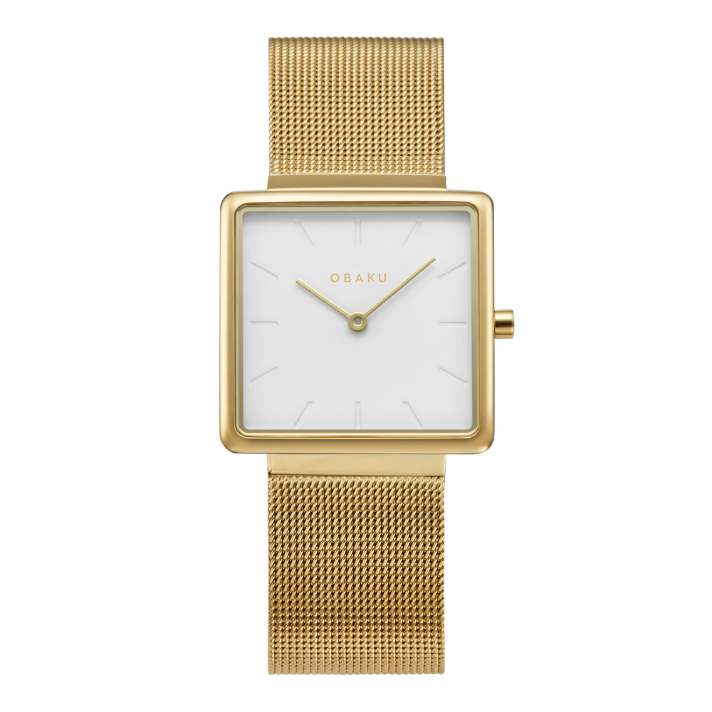 Obaku Ladies Kvadrat - Gold