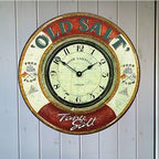 Lascelles Old Salt Wall Clock - 36cm
