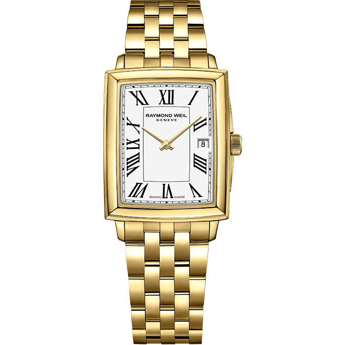 Raymond Weil Toccata Ladies Gold Quartz Watch, 22.6 x 28.1 mm