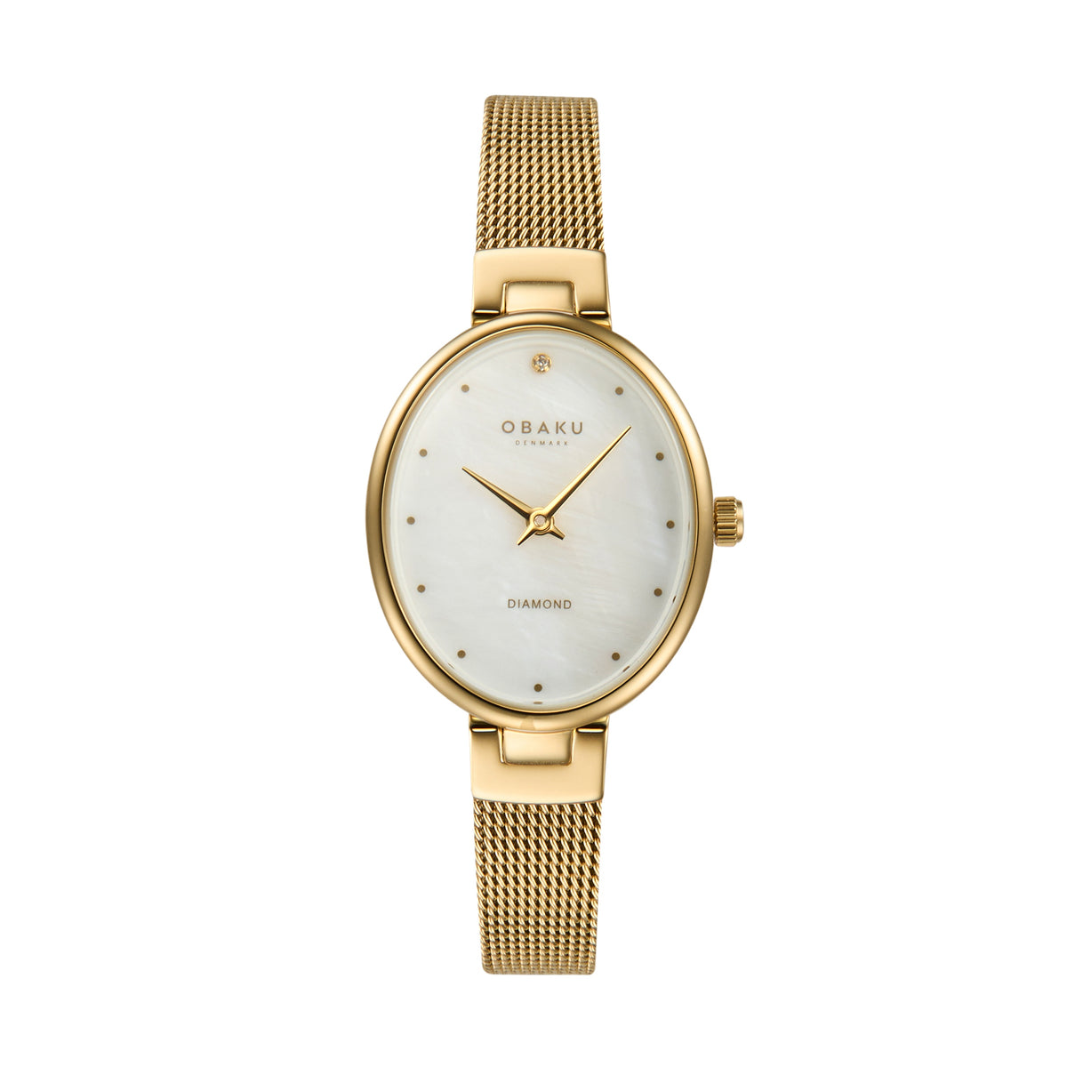 Obaku Ladies Oval Gold
