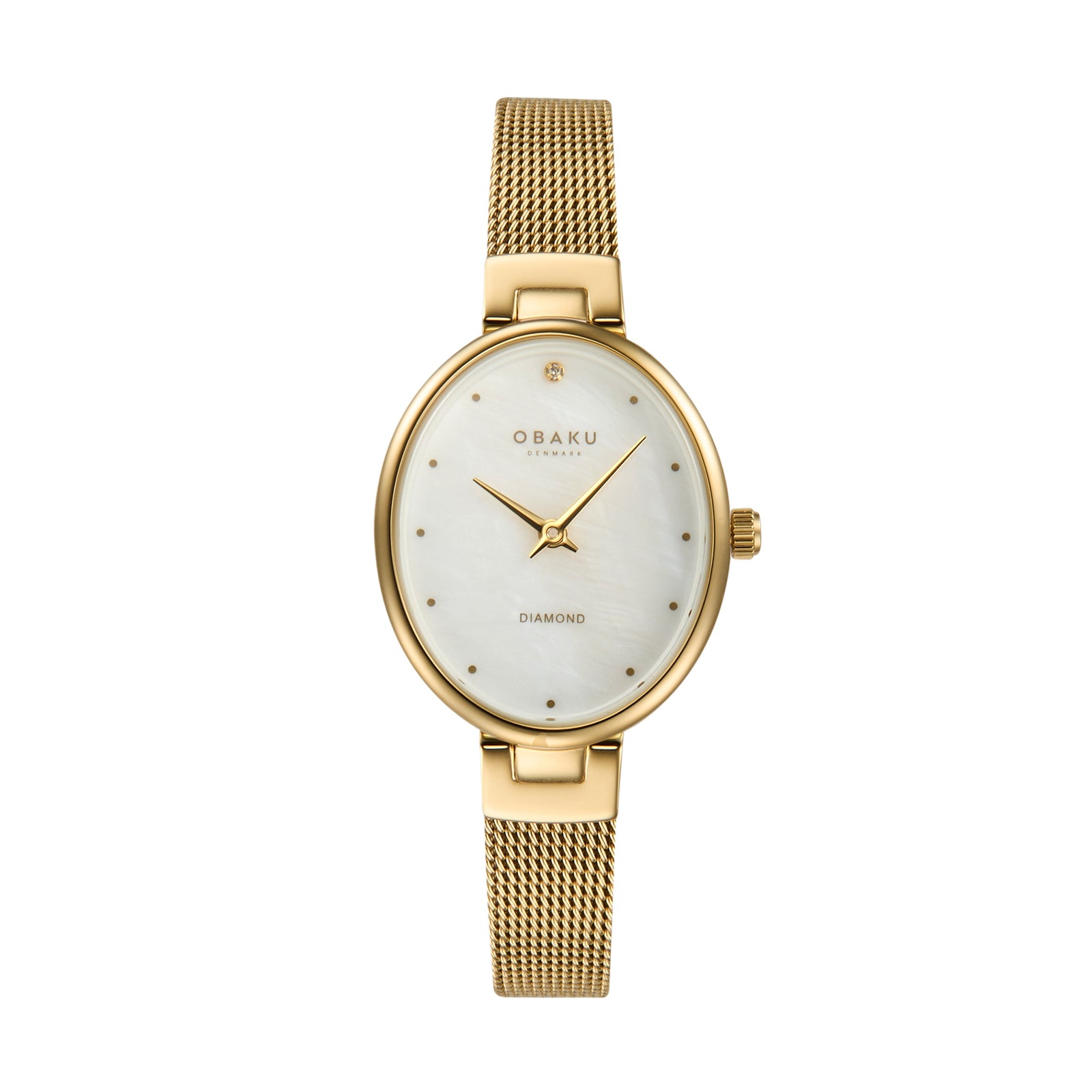 Obaku Ladies Oval Gold