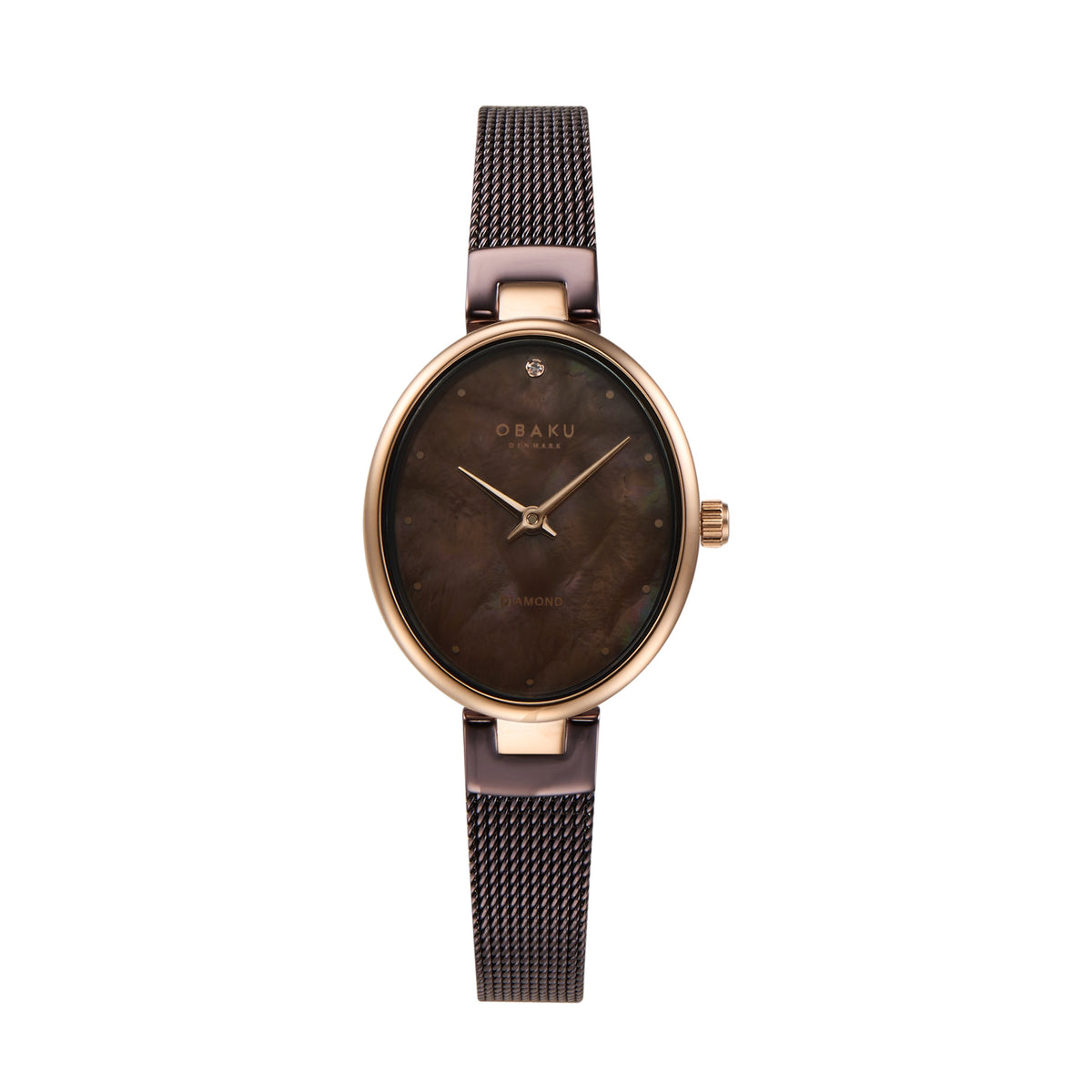 Obaku Ladies Oval Walnut