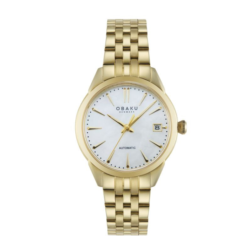 Obaku Ladies Automatic Kraft Lille - Gold