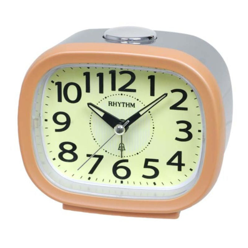 Rhythm Alarm Clock - Bell Alarm - Orange