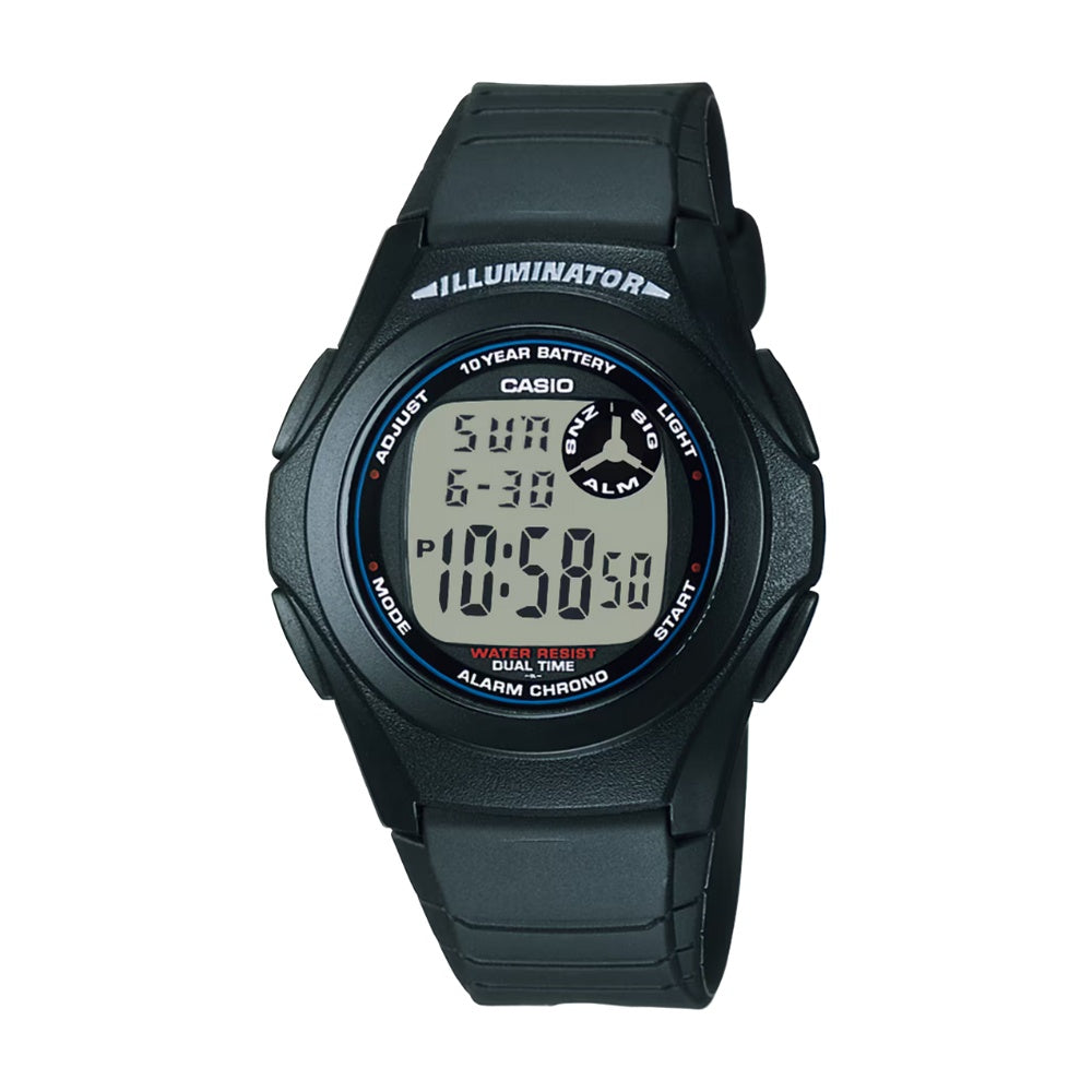 Casio Round Digital Watch - Black