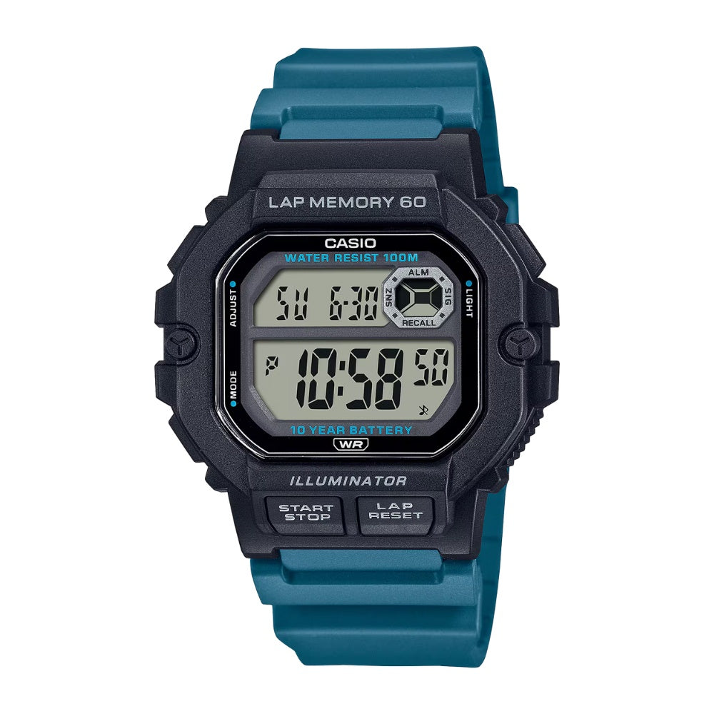 Casio Digital Watch - WS-1400H Blue