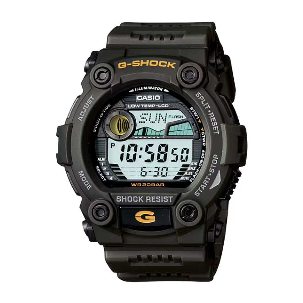 Casio G-Shock Time & Tide Digital Watch - G7900-3D - Green